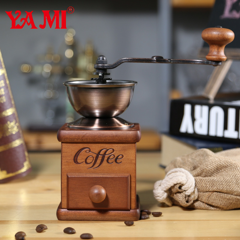 Wooden Manual Coffee Grinder YM3503