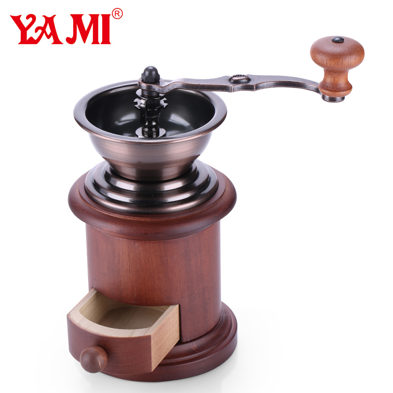 Wooden Manual Coffee Grinder YM3508-大图1
