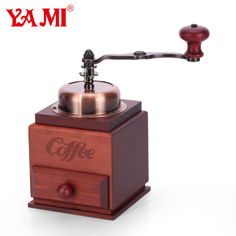 Wooden Manual Coffee Grinder YM3505-大图1