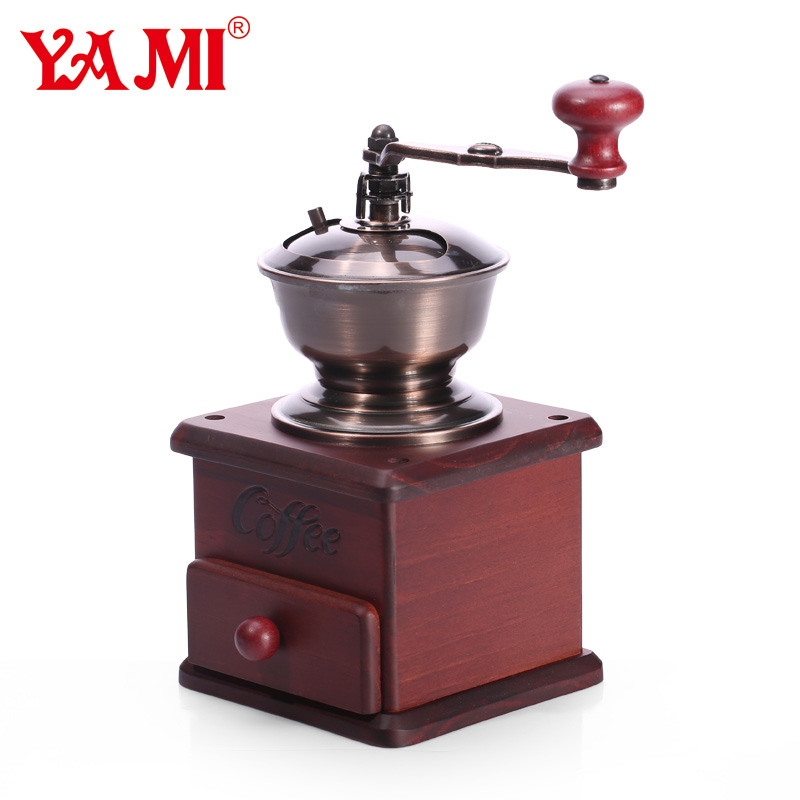 Wooden Manual Coffee Grinder YM3509-大图1