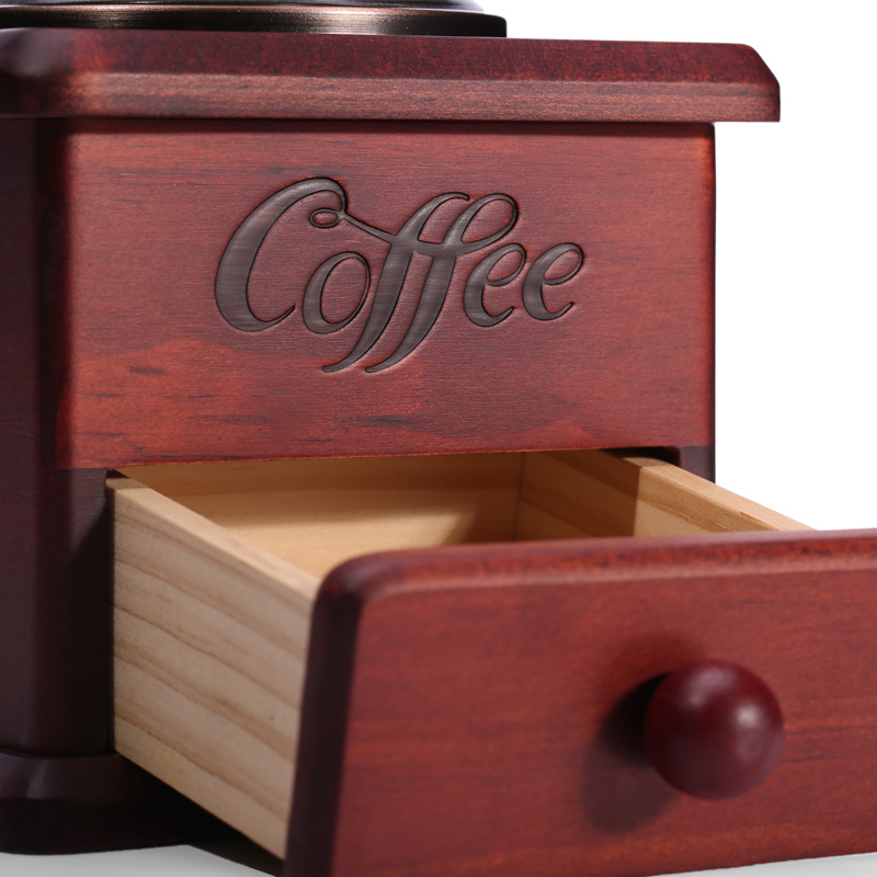 Wooden Manual Coffee Grinder YM3509-大图2