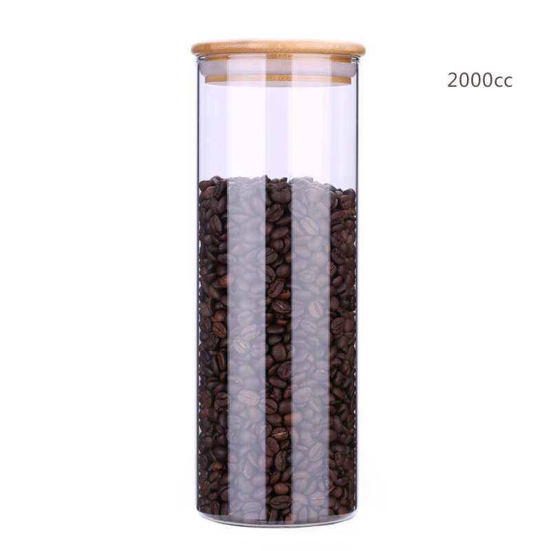 Glass Coffee Canister 2000CC YM5037
