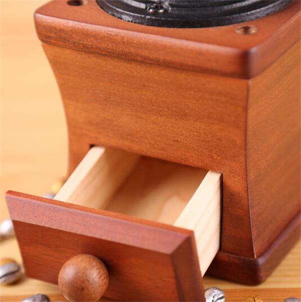 Wooden Manual Coffee Grinder YM3512-大图3