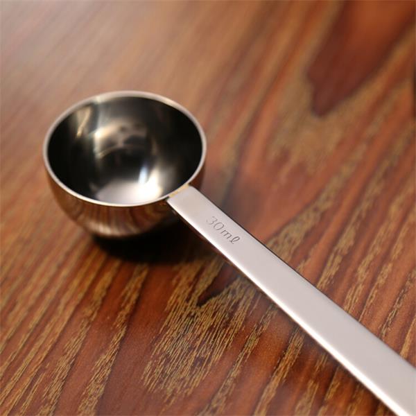 长柄咖啡量豆勺（银色）-大图2