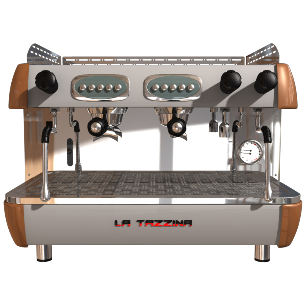 LA TAZZINA 半自动意式双头咖啡机-大图2