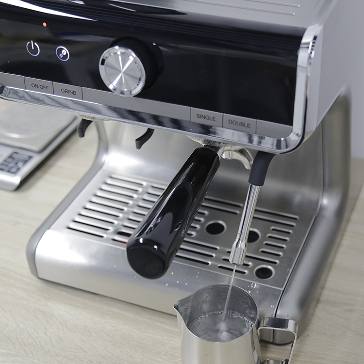 乐呵呵小精灵意式咖啡机 家用小型 研磨奶泡一体商用半自动咖啡机 LHH-5020-大图4