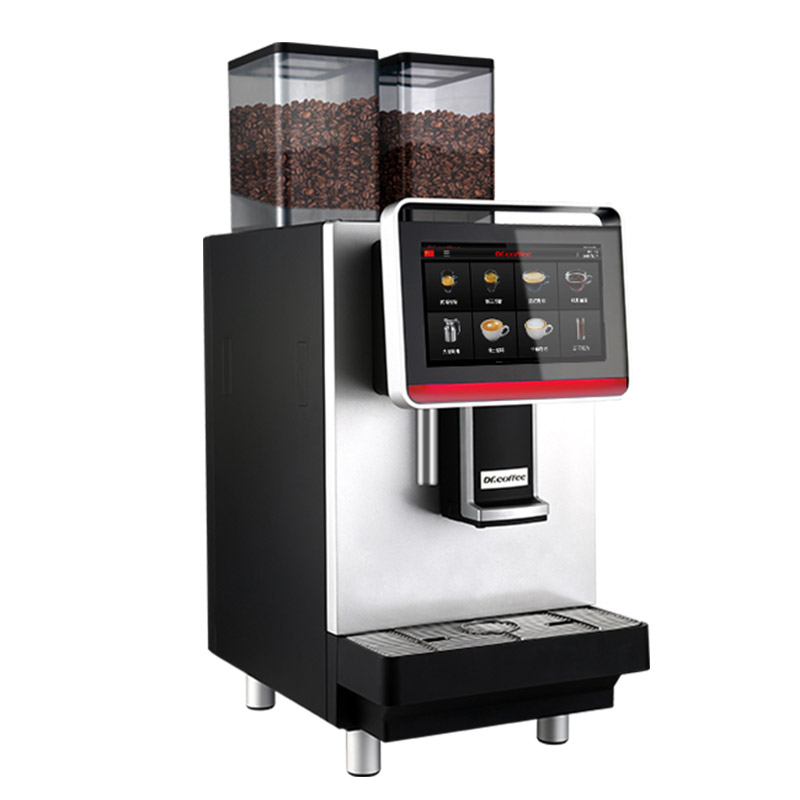DrCoffee/咖博士 F2全自动商用咖啡机双豆仓大屏一键咖啡自动清洁-大图1